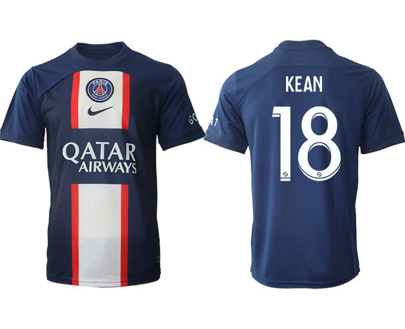 Men 2022-2023 Club Paris St German home aaa version blue #18 Soccer Jersey->paris st german jersey->Soccer Club Jersey